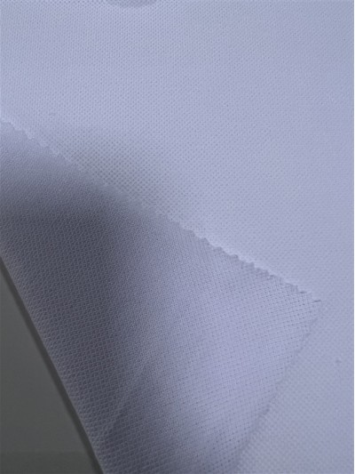 ZS-JQ  液氨珠地    成份：100%cotton  幅寬：173CM  克重：220G  免燙耐磨、自然光澤、奢華手感、健康環保 側面照